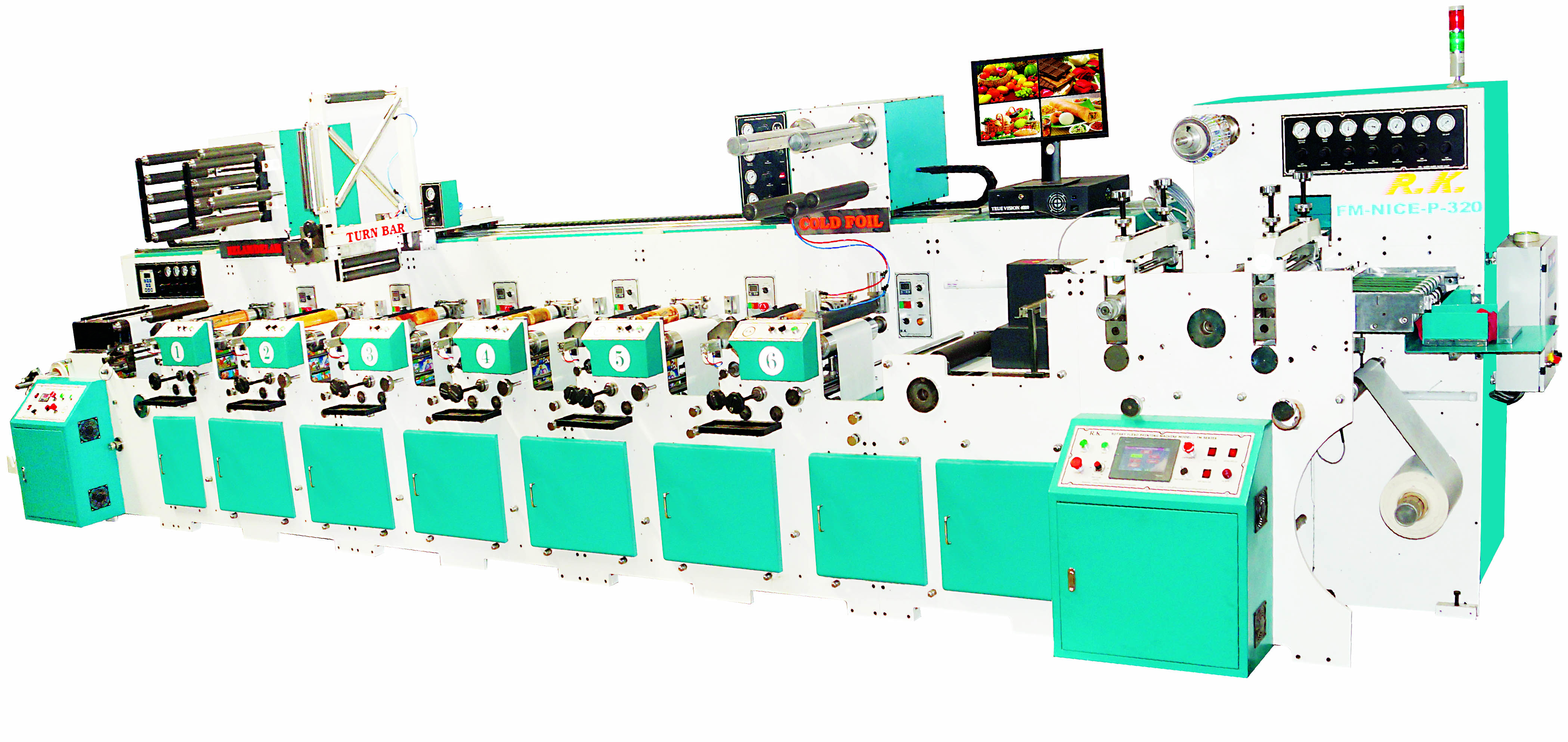 FM-Nice-P-320-6 Colour With Hot Air Dryer System