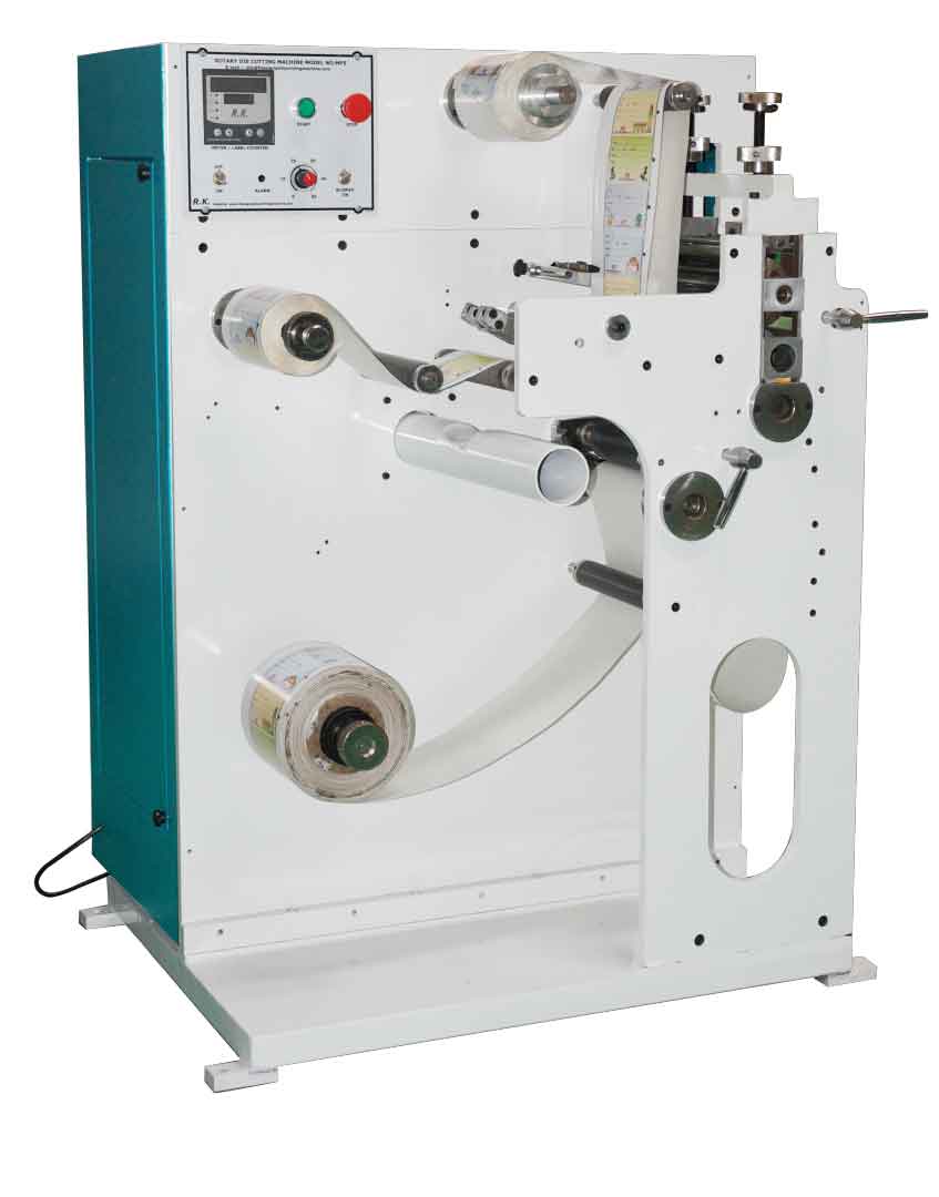 RK-MPS-175 Roll to Roll Micro Rotary Die Cutting And Slitting Machine